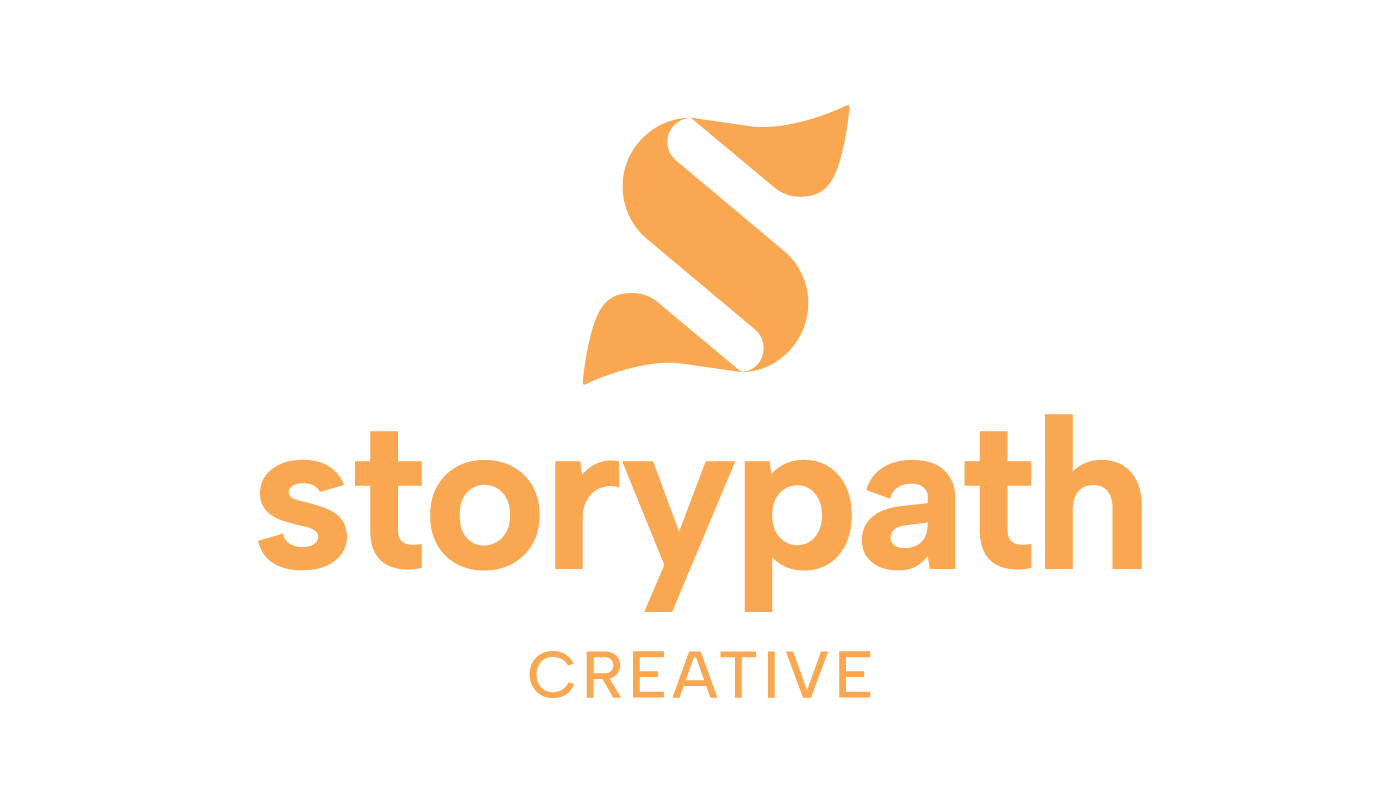 Story Path Logo Orange Vertical